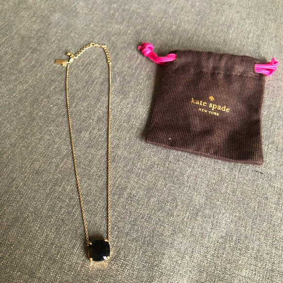 kate spade Jewelry - Kate spade Black Stone Necklace